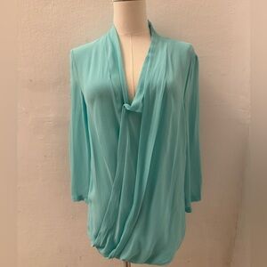 Babaton Light Aqua Blouse